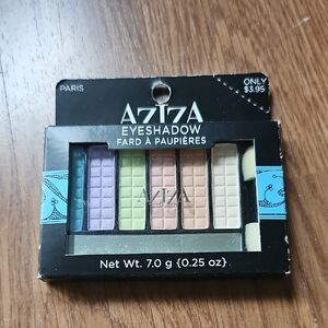 Vintage Aziza Paris Eyeshadow Palette 6  Color Trays 25 oz. New Old Stock
